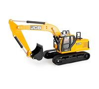 Britains JCB Farm Tomy Toys - Excavadora - 1:32 220X - Juguete de Tractor Coleccionable - Juguetes de Granja a Escala 1:32 - Adecuado para coleccionistas y niños - 3 años Plus, 43211