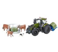 Britains Valtra Playset 43323, Accesorio de Tractor Coleccionable, Compatible con Animales de Granja y Juguetes a Escala 1:32, Adecuado para coleccionistas y niños a Partir de 3 años, Multicolor