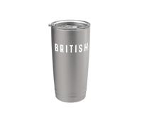 Británica - Londres Birmingham Leeds Glasgow Sheffield Vaso térmico de acero inoxidable de doble pared