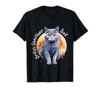 Británico de pelo corto gatos papá gato papá papá mascota amigo Camiseta