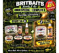 BritBaits Paquete Completo para Usar Special de 8 Piezas, Juego de Cebos de Pesca para Carpa y Method Feeder con de Micropellets, Wafters, Pop-Up, de Tigre , Spray, Gel, de de Cebos y