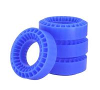 BritBolt 1,0 Pulgadas de neumáticos Inserto de Goma de Espuma 55x20 mm para 1/18 1/24 Car RC RC Compatible con SCX24 Ax24 Enduro24 Piezas de actualización(Blue)
