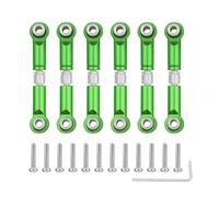 BritBolt 1/18 Piezas de actualización de automóvil RC A959 A959-B A949 A969 A979 K929 ERA Metal Link SERVO Conector Set Compatible con Varios Modelos(Green)