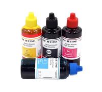 BritBolt 4 Uds 100ml 405 812 822 802 Tinta de Pigmento o Tinte Compatible con los de Workforce EC-C700 WF 7840 3820 4820 4830 4834 4740 4730 4720 4730(Dye Ink)