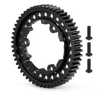 BritBolt 45# Acero M1 Metal Spur Gear 46T 50T 51T 52T 54T Compatible con 1/10 2.0 VXL 1/5 6S 8S Modelos y 1/10 Maxx 4S 1/7 XO-1 Vehículos(54T-HR)
