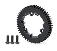 BritBolt 45# Acero M1 Metal Spur Gear 46T 50T 51T 52T 54T Compatible con 1/10 2.0 VXL 1/5 6S 8S Modelos y 1/10 Maxx 4S 1/7 XO-1 Vehículos(51T)