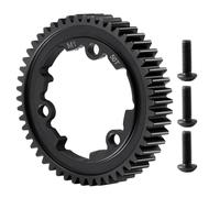 BritBolt 45# Acero M1 Metal Spur Gear 46T 50T 51T 52T 54T Compatible con 1/10 2.0 VXL 1/5 6S 8S Modelos y 1/10 Maxx 4S 1/7 XO-1 Vehículos(50T-HR)