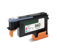 BritBolt 940 impresión C4900A C4901A Compatible con OfficeJet Pro 8000 8500 8500A Impresoras 2 PCS BK/Y y C/M Reemplazo del Cabezal de impresión(C4901A)