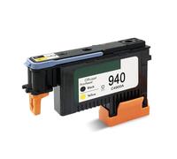 BritBolt 940 impresión C4900A C4901A Compatible con OfficeJet Pro 8000 8500 8500A Impresoras 2 PCS BK/Y y C/M Reemplazo del Cabezal de impresión(C4900A)