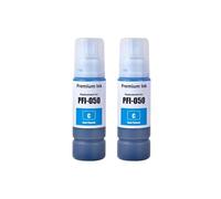 BritBolt Botella de Tinta de inyección de Color PFI050 PFI 050, Compatible con ImagePROGRAF TC20 TC20M, reemplazo de posventa de Ajuste Universal(2pcs Cyan)