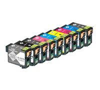 BritBolt Cartucho de Tinta Compatible Compatible con Modelos de Impresora R3000 T1571 T1572 T1573 T1574 T1575 T1576 T1577 T1578 T1579 Universal Fit(One Set 9 Colors)