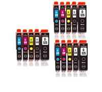 BritBolt Cartucho De Tinta Compatible PGI-525 PGI525 PGI 525 CLI-526 CLI526 CLI 526 Compatible con Los Modelos De MG6150(BKPBKCMY-3set)