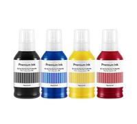 BritBolt Compatible con GI 16 GI16 GI-16, Paquete de 4 Botellas de Tinta de Color a Base de Agua, Recarga para MAXIFY GX5010 GX6010 GX7010(4X Bottle-BKCMY)