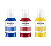 BritBolt Compatible con GI 16 GI16 GI-16, Paquete de 4 Botellas de Tinta de Color a Base de Agua, Recarga para MAXIFY GX5010 GX6010 GX7010(CMY-3Bottle)