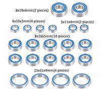 BritBolt de rodamiento Sellado de 22 PCS Compatible con 1 7 Escala RC Cars, Incluyendo infracción, delito Ilimitado de los Modelos Notorious Talion Models actualizando Piezas de reemplazo