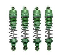 BritBolt HB Toys R1001 R1002 R1003 4pcs Piezas de actualización del Amortiguador de amortiguadores de Aceite de Metal para 1 10 Escala RC Car Compatible con Varios Modelos(Green)