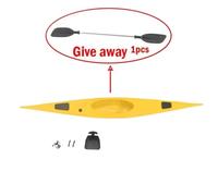 BritBolt La versión de Molde de Bote de Bote de Kayak de 1/10 a Escala RC Compatible con TRX6 y 90046 Models(Yellow Simulation SH)