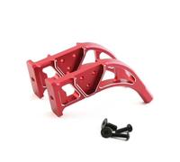 BritBolt Marco de Soporte de ala Trasera difusor de Metal Compatible con 1/7 infracción ilimitada delitos Graves 6S RC Piezas de actualización del automóvil(Red)