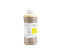 BritBolt Tinta ecosolvente a Base de Aceite de 1000 ml Compatible con de Roland Mimaki Mutoh DX4 DX5 DX6 DX7 XP600 TX800 I3200 R1800 R2000 Cabezal de impresión de Ajuste Universal(Yellow)