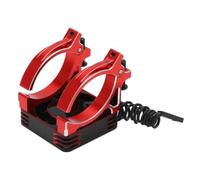 BritBolt Ventilador de enfriamiento de Aluminio de 40 mm con Soporte de Montaje se Adapta a Motores de 40-42 mm compatibles con vehículos de Control Remoto de automóviles RC(Red)