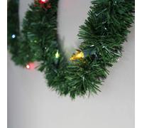 Brite Star Guirnalda navideρa de 12 pies con mϊltiples luces, perfecta para decoraciσn de chimenea en interiores o exteriores, luz de cocina o αr