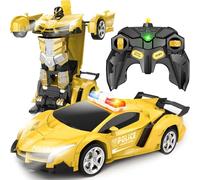 Britik Juguetes para niños de 3 a 8 años: juguete transformable de coche de policía a control remoto, regalos para niños de 3, 4, 5, 6, 7, 8 años, regalo de cumpleaños, juguete para niños pequeños