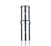 British Berkefeld Sistema De Filtro De Agua Por Gravedad De Acero Inoxidable De 1 Litro | Incluye cartuchos Ultra Sterasyl | Agua limpia con un sabor excelente | No requiere electricidad ni fontanería