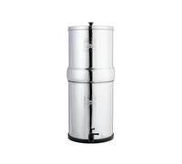 British Berkefeld Sistema De Filtro De Agua Por Gravedad De Acero Inoxidable De 8,5 L | Incl. 4 cartuchos Ultra Sterasyl | Agua limpia con un sabor excelente | No requiere electricidad ni fontanería