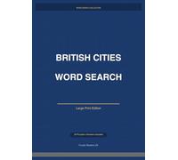 British Cities Word Search: 20 Unique UK Geography Puzzles with Answers - London, Edinburgh, Cardiff and More