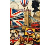 British Culture Notebook: Stylish 6×9 Journal for Notes, Sketching, and Daily Planning: A Vibrant Notebook Celebrating London, Big Ben, Red Buses, and Iconic UK Landmarks