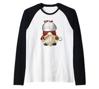 British Detective GNOME Costume For Women Funny Sherlock Camiseta Manga Raglan