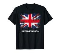 British Flag Shirt Britain Patriotic United Kingdom Flag Camiseta