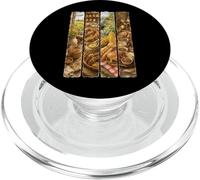 British Food Campo Mostaza Salchicha Roll PopSockets PopGrip para MagSafe