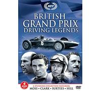 British Grand Prix Driving Legends [4DVD SET] Moss, Clark, Surtees & Hill [Alemania] [DVD]