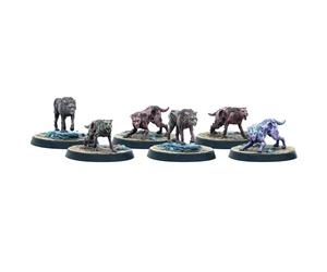 British Heritage Modiphius Entertainment | Fallout Wasteland Warfare | Creatures: Mongrel Scavenging Pack | Miniatures | Unpainted