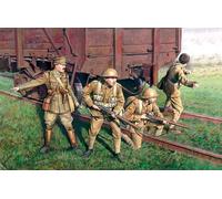 British Infantry (1917-1918) (4 Figures 1 Officer, 3 Soldiers) 1 :3 5 Modelo Kit