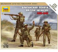 British Infantry 1939-1942 Kit Plástico 1:72 Modelo ZVEZDA