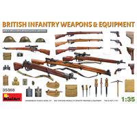 British Infantry Armas & Equipment 1 :3 5 Plástico Modelo Kit Miniart