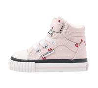 British Knights DEE, Zapatillas Niñas, Corazones Rojos Florales Rosados, 20 EU