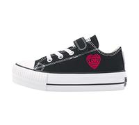 British Knights Kaya Low, Zapatillas, Corazón de Amor Negro, 31 EU