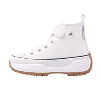 British Knights KAYA Mid Fly, Zapatillas, Weiss Schwarz, 34 EU