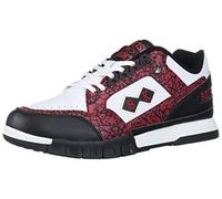 British Knights Metros Tenis de Moda para Hombre, Negro (Negro/Marte Rojo/Blanco), 41 EU