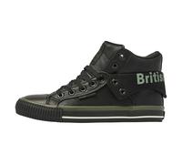 British Knights - ROCO, Zapatillas Altas Hombre, Negro (Black/Khaki/White/Black 08), 45 EU