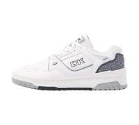 British Knights Vendon, Zapatillas Mujer, Blanco Gris Negro, 44 EU