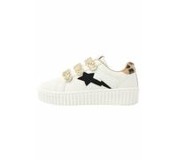 BRITISH KNIGHTS Zapatillas deportivas 'BLISS VELCRO' oro / blanco 34 oro / blanco