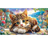 British Kurzhaar recycelpapier Erwachsenenpuzzle 1000 Teile Spaß und Herausforderndes Familienspiele für Erwachsene und Kinder ab 12 Jahren 38x26/1000 Teile