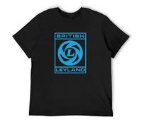 British Leyland Retro Mens T-Shirt Unisex Graphic Black tee Shirt S
