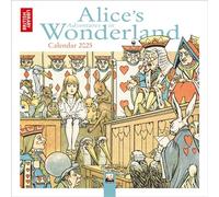 British Library: Alice's Adventures in Wonderland Mini Wall Calendar 2025 (Art Calendar)