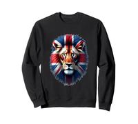 British Lion Spirit - Bandera del Reino Unido Wildlife Art Sudadera