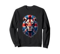 British Lion Spirit - Bandera del Reino Unido Wildlife Art Sudadera